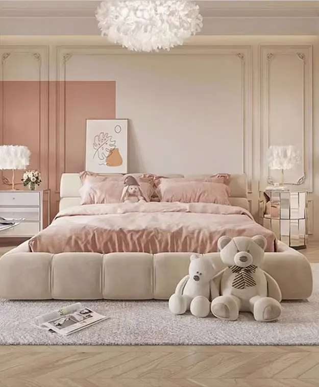 Mamie King Size Bed, More Sizes, Velvet With Storage, Gaslift 09.webp