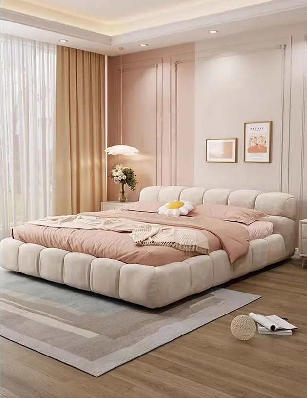 Mamie King Size Bed, More Sizes, Velvet With Storage, Gaslift 08.webp