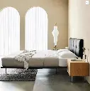 Ines Floating Bed, King Size, Super King Size Bed, Real Leather 04.webp