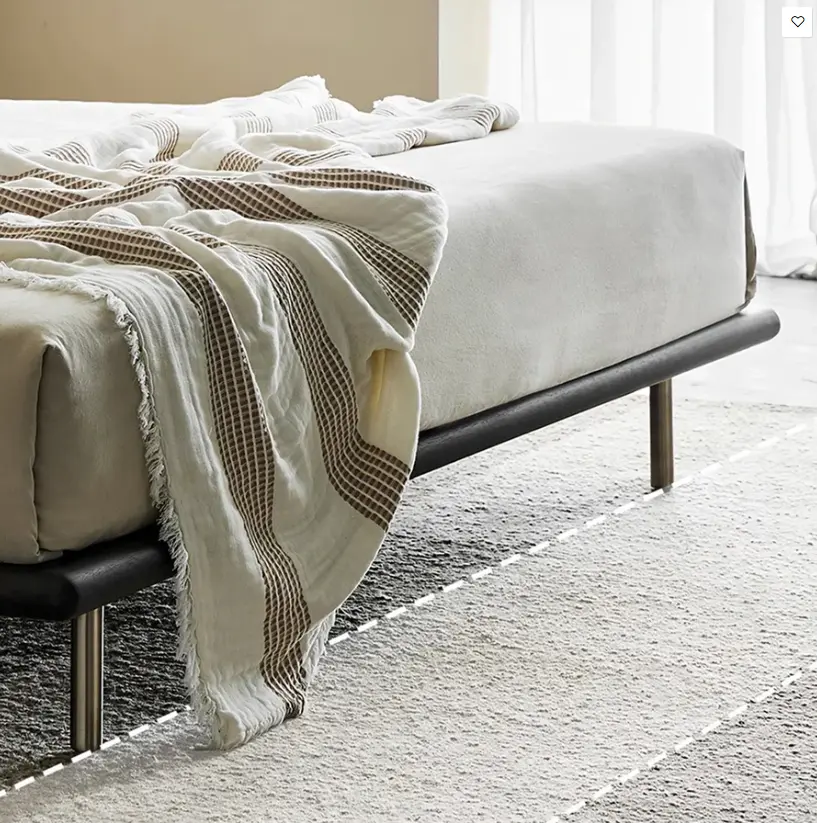 Ines Floating Bed, King Size, Super King Size Bed, Real Leather 06.webp